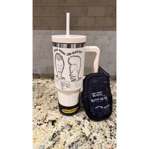 NWT Beavis & Butt-Head 40oz "Gender Studies" Hydration Bundle Tumbler
